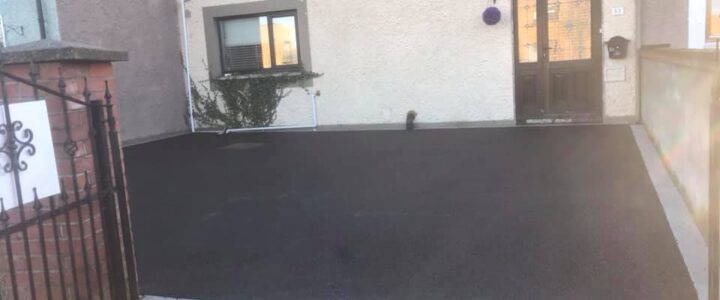 Tarmac Driveway with Silver Granite border Tarmac driveway completed with silver granite border