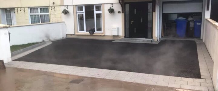 Tarmac Driveway with Granite Border