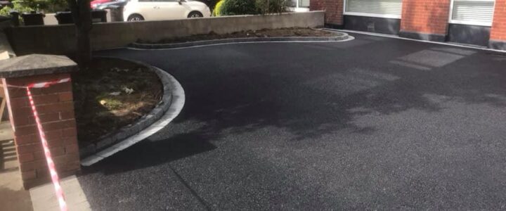 Tarmac Driveway with Silver Granite Edging Portmarnock 3