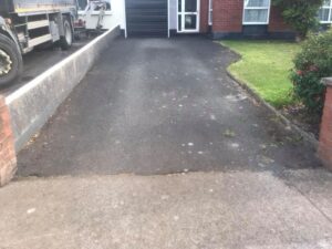 Resurfaced driveway in Portmarnock Dublin 1