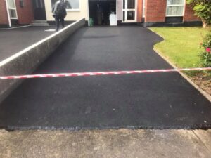 Resurfaced driveway in Portmarnock Dublin 2