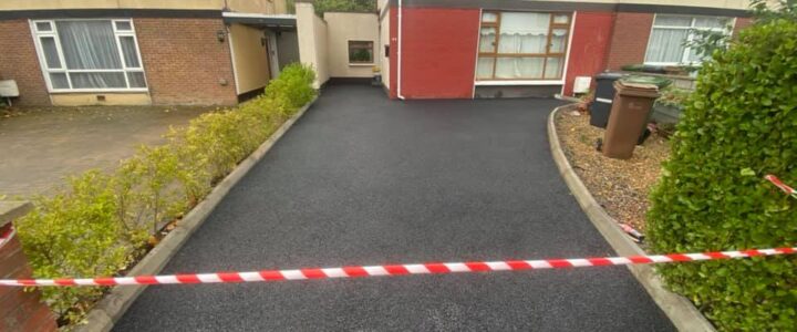 Tarmac Driveway with Concrete Kerbing Dublin
