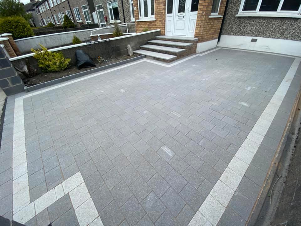 Block paving job in Dublin