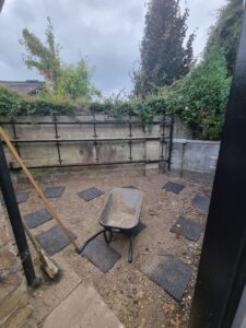 Concrete back garden in Finglas