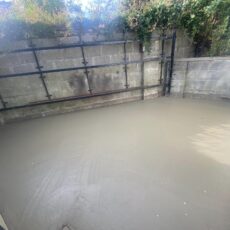 Concrete back garden in Finglas