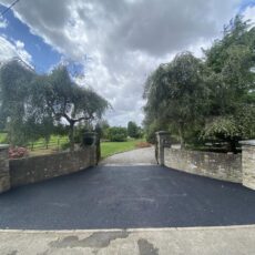 Tarmacadam entrance in Dublin