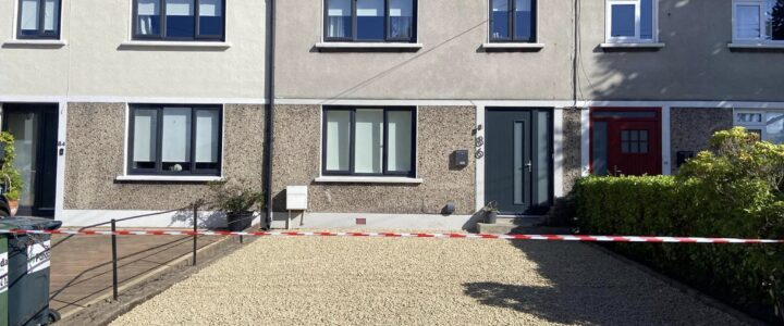 Gravel driveway in Rathfarnam