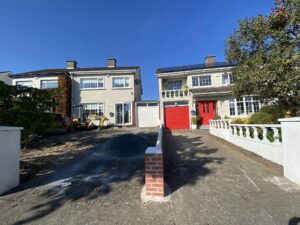 Two driveways in Portmarnock Dublin