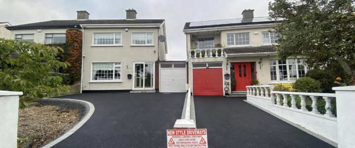 Two driveways in Portmarnock Dublin