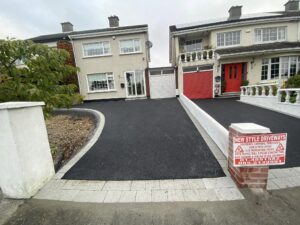 Two driveways in Portmarnock Dublin