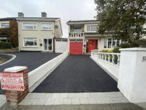 Two driveways in Portmarnock Dublin