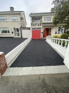 Two driveways in Portmarnock Dublin