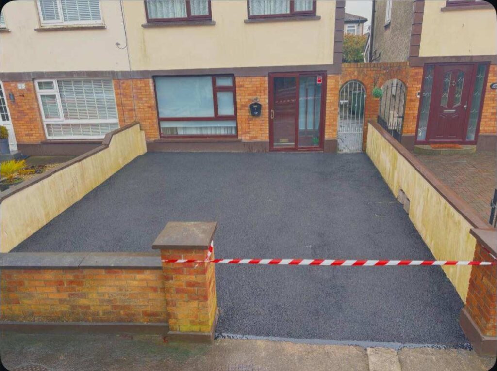 New Asphalt Driveway Completed In Malahide – Zero Maintenance Solution