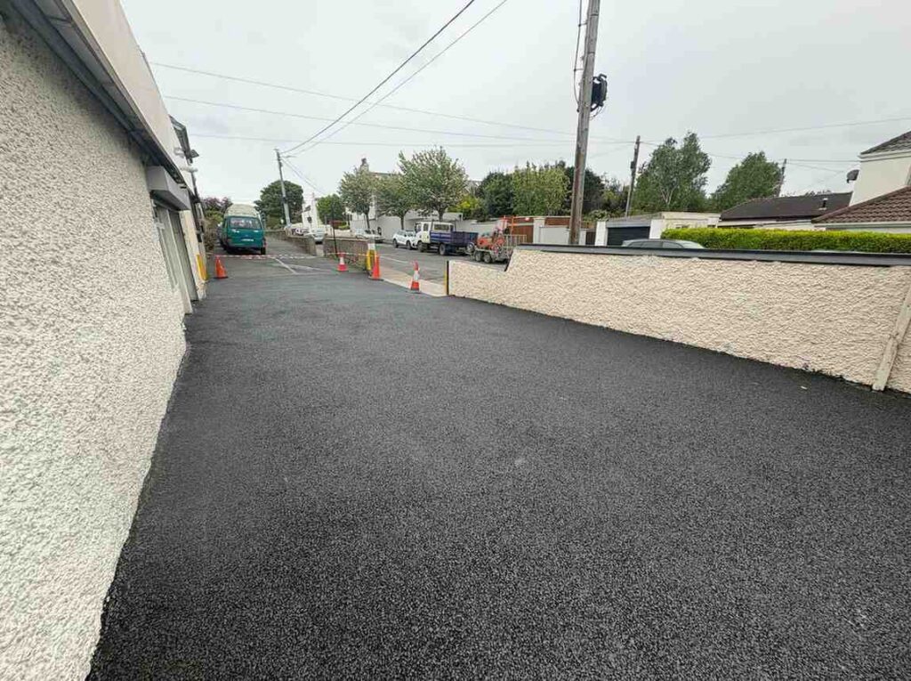 Asphalt car park completed in Dublin