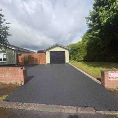 New SMA Tarmac Driveway with Kerbing and Parking Extension Completed in Dublin