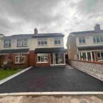 New Tarmacadam Driveway with Silver Granite Border in Dublin