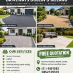 New Style Driveways Dublin showcasing tarmac, asphalt, gravel driveways, block paving and patio installations with free quotations across Dublin and surrounding areas.